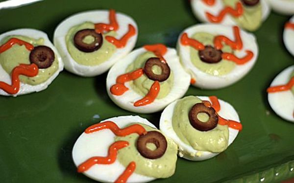 Healthy Halloween treats, eggs