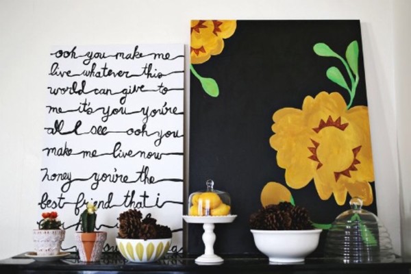 9 Simply Chic DIY Wall Art Ideas to Breathe Life Into Bare Walls