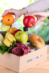 picture of food in box