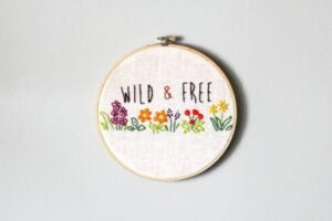 A modern take on embroidery patterns.