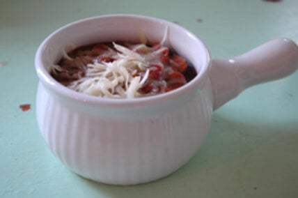 Grass-Fed Bison Chili with Shiitake Mushrooms