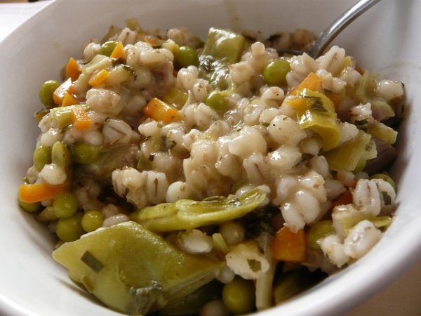 High protein foods barley dish