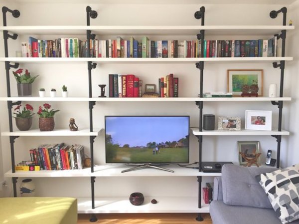 Very cool and affordable, DIY book shelves you can make.