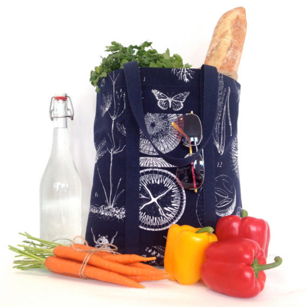 Make your own reusable grocery bags.