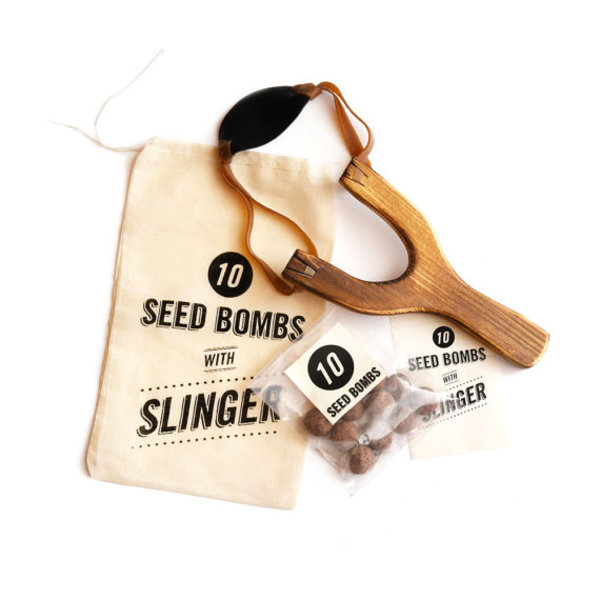 Homemade seed bombs.