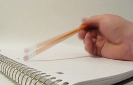 Tapping  a pencil