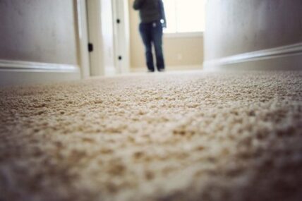 Clean carpet close-up