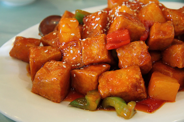 sweet and sour tofu