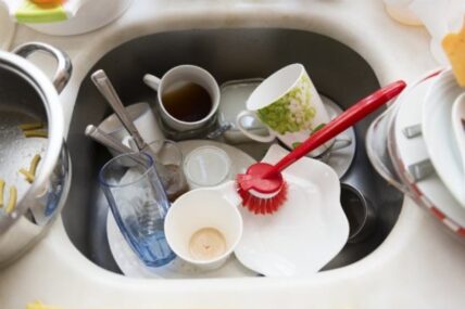 Save Water By Hand Washing Dishes Like This