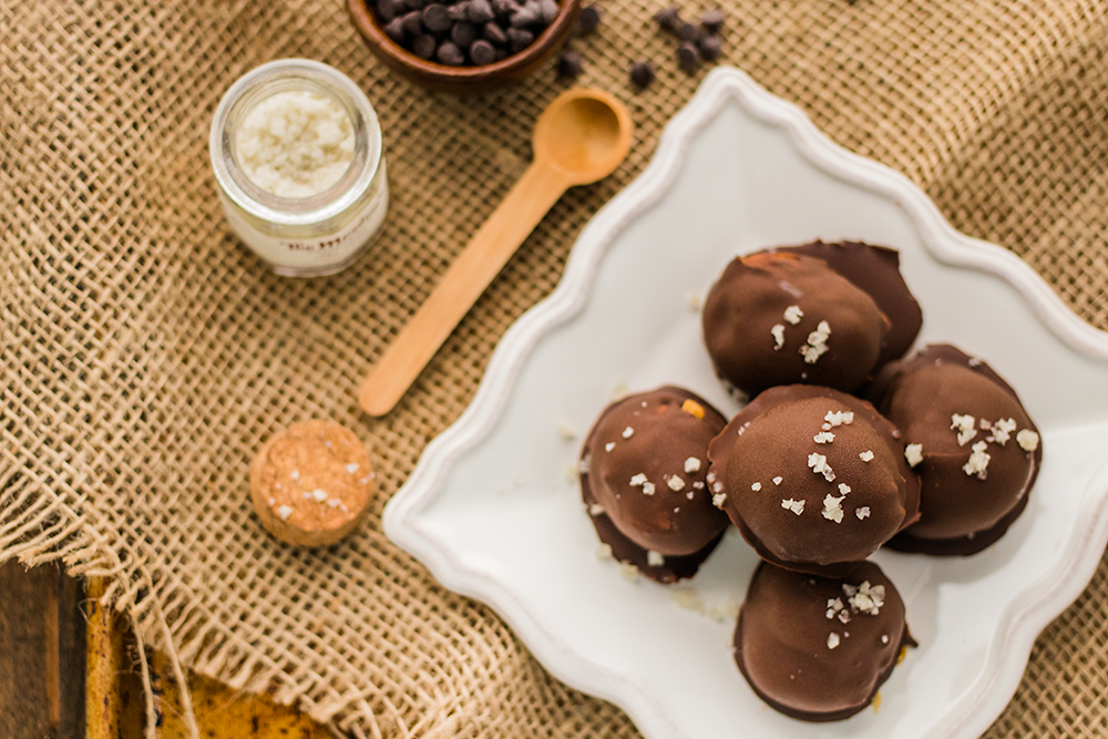 Salted Caramel Chocolate Truffles