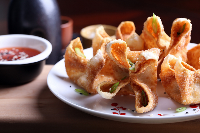 jackfruit crab rangoon