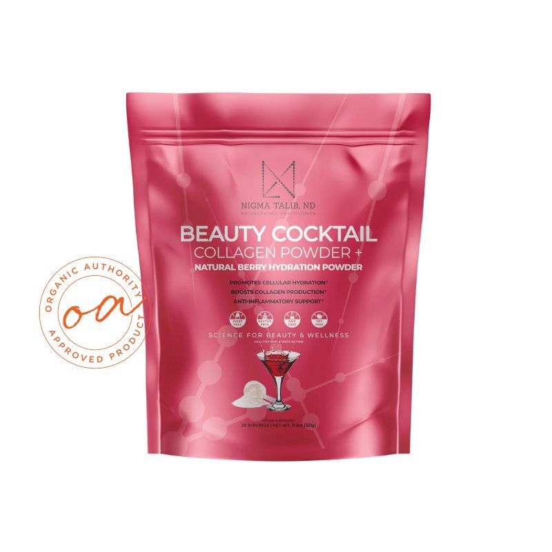 Beauty Cocktail Collagen Powder + Natural Berry Hydration Powder by, Dr. Nigma Talib, ND Naturopathic Doctor