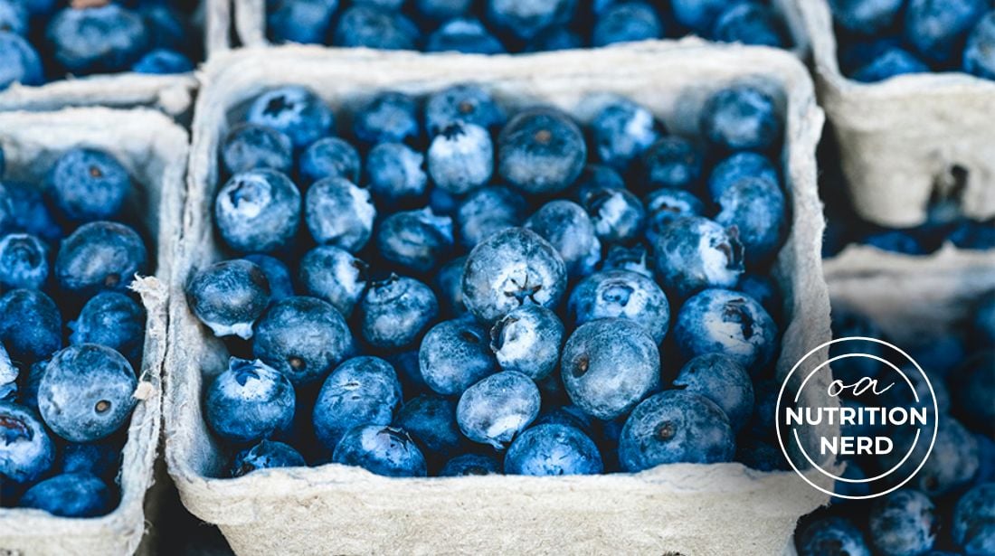 blueberries in cartons which are the best blue foods for longevity via Organic Authority