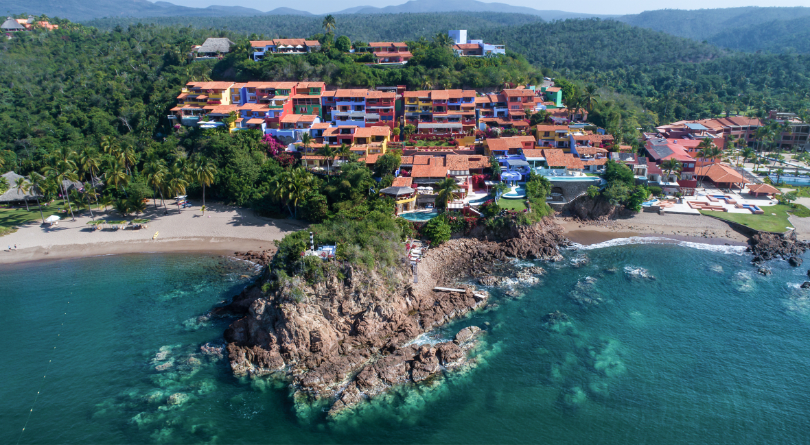 Mexico Costa Careyes shoreline beach