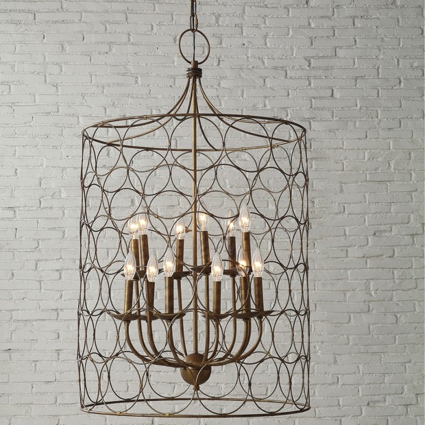 Add some rustic chic light, elegance, and charm to your home