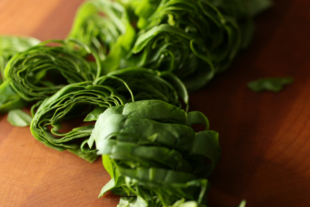 chiffonade