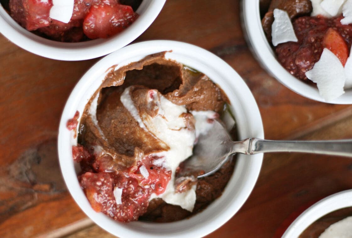 chocolate avocado mousse