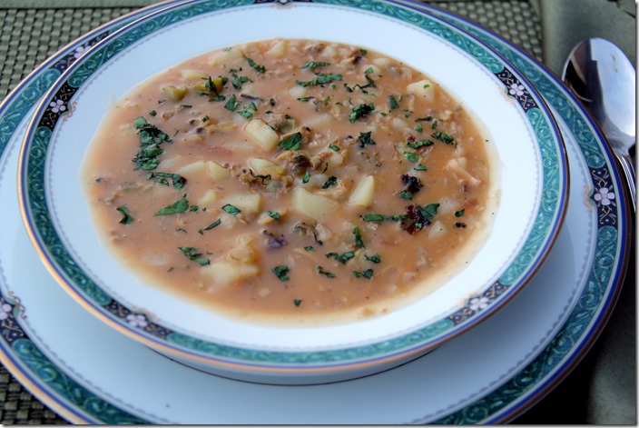 coconut clam chowder