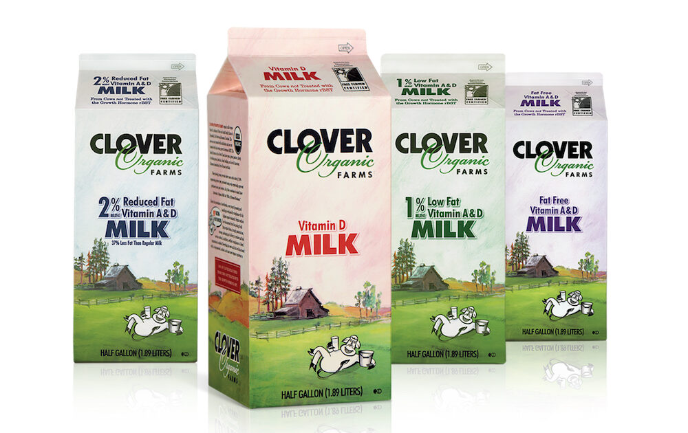 clover to produce new non-gmo milk