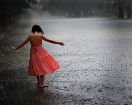 dancing in the rain