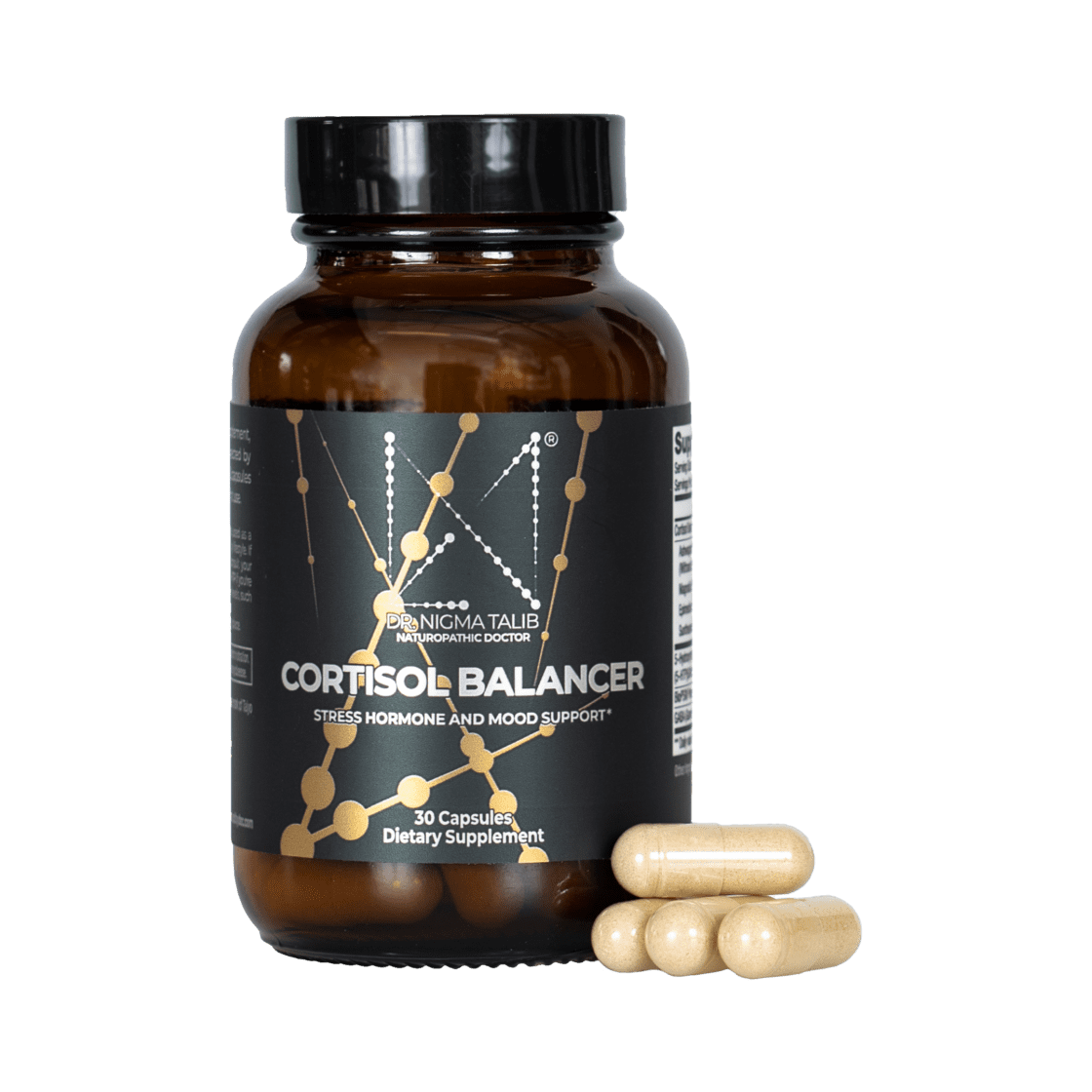 dr nigma talib's cortisol balancer may support balanced horomones, mood, sleep, and stress. you can finally get a good night's sleep.