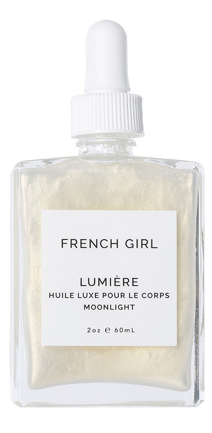 shimmering body oil