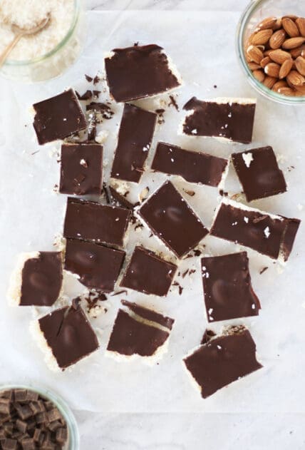 homemade almond joy