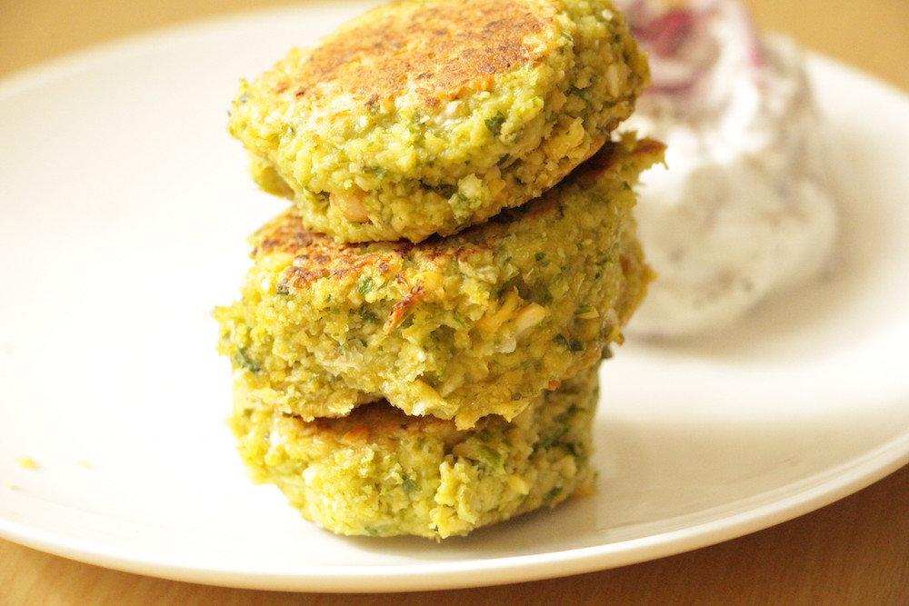 A Healthy, Delicious Baked Falafel Recipe with Yogurt Sauce