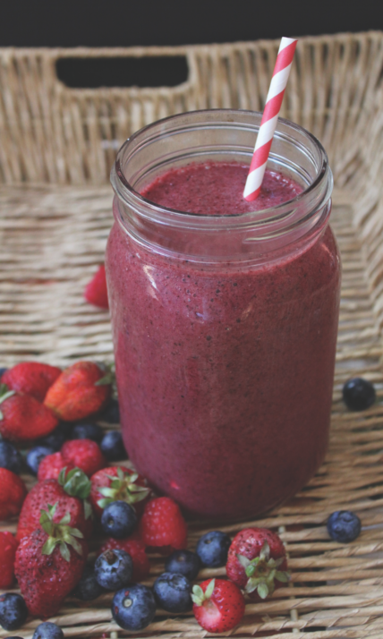 mixed berry cobbler smoothie recipe