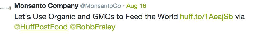 Monsanto Tweets