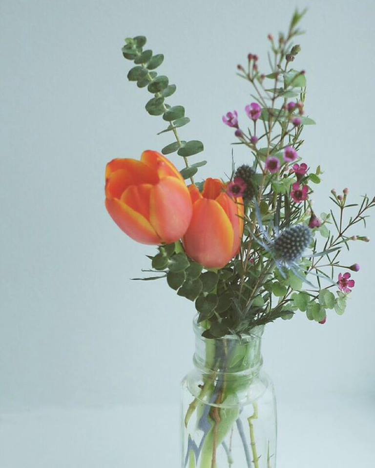 True Leaves Floral, vase