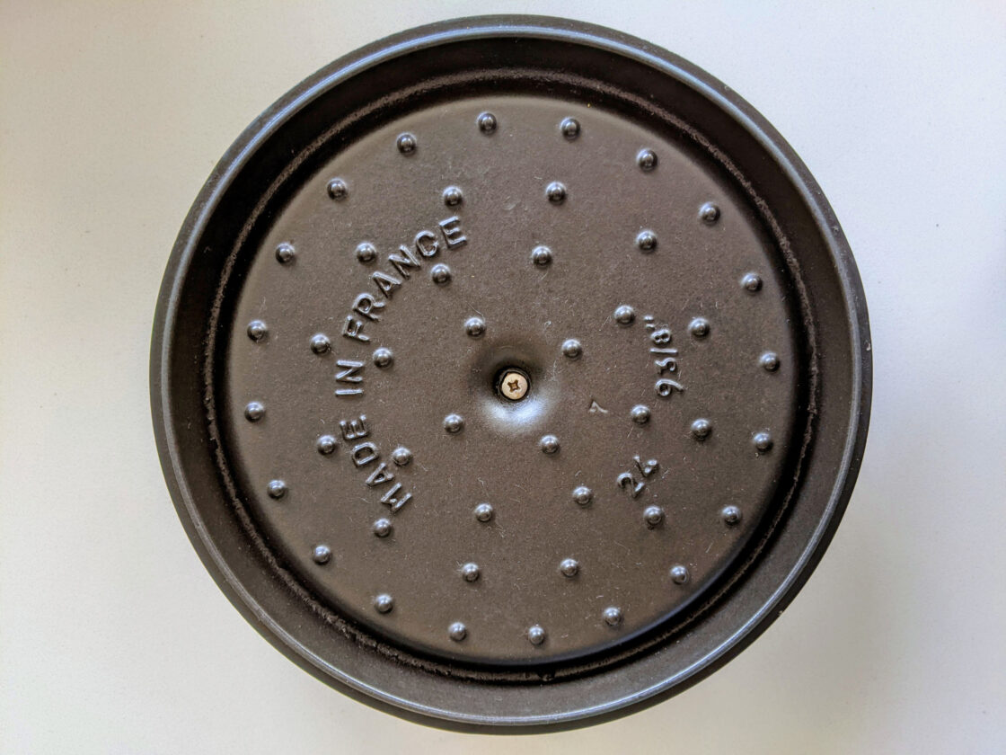Staub cocotte lid