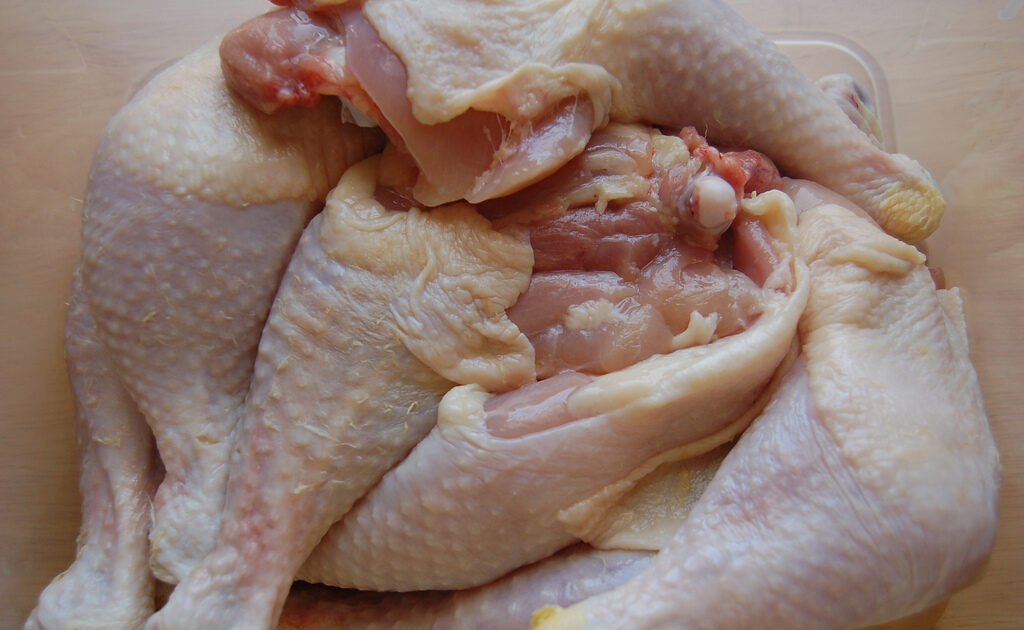 raw chicken