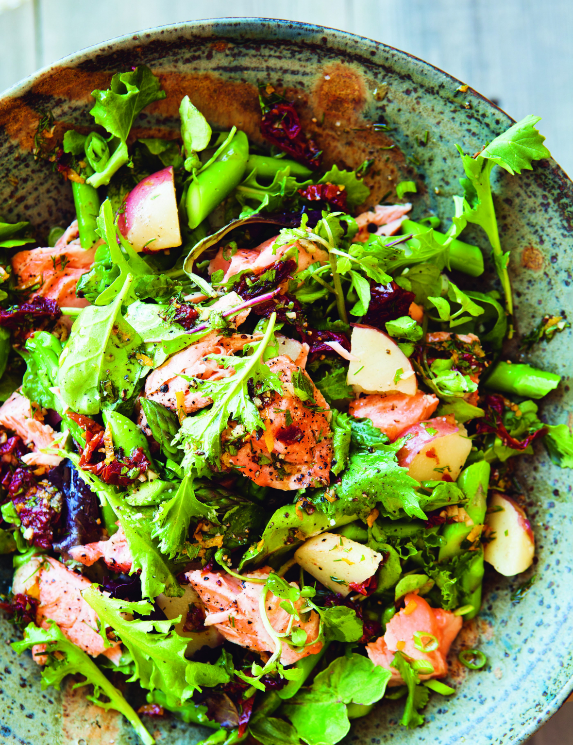 Salmon, Potato & Asparagus Salad Recipe - Organic Authority
