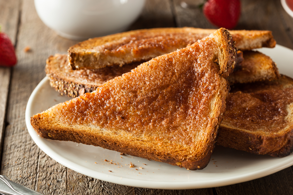 Fancy toast can be simple: all it needs is brown sugar and butter.