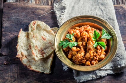 vegetarian indian recipes - chana masala