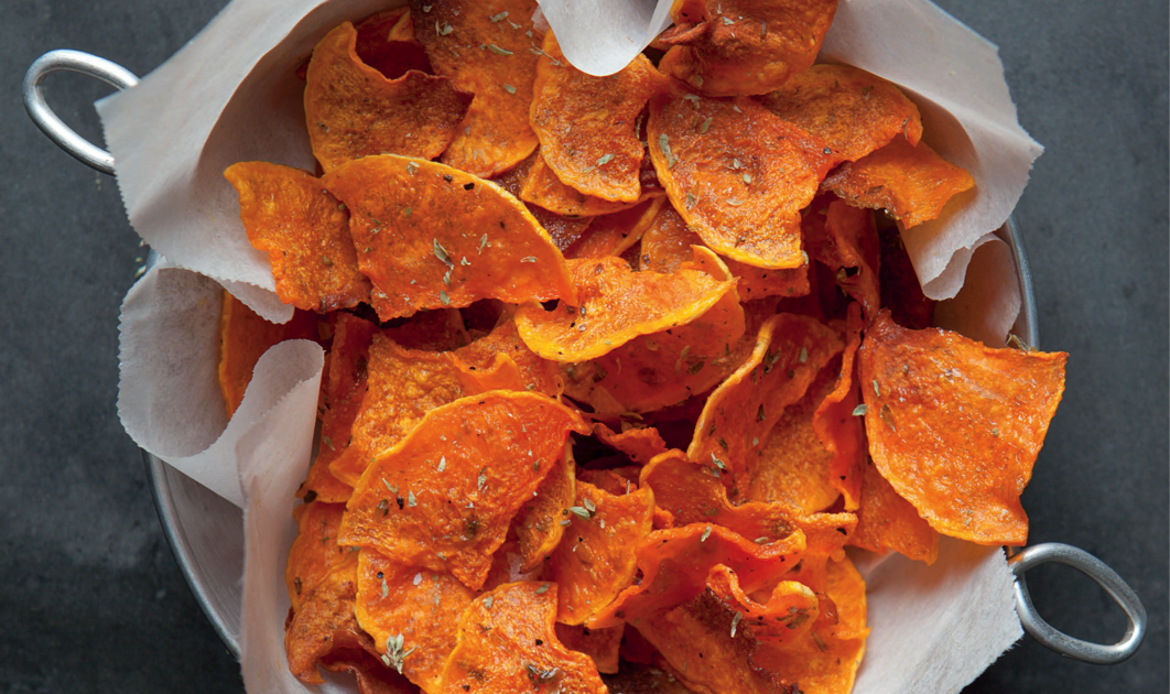 Butternut Squash Veggie Chips Recipe With Herbes de Provence