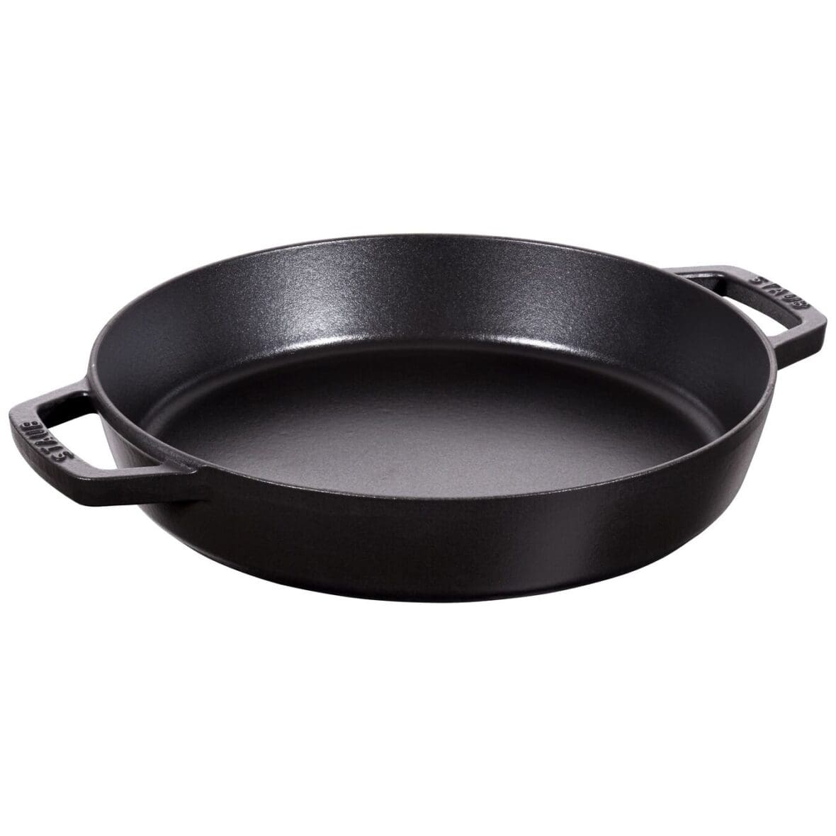 Staub double handle cast iron fry pan