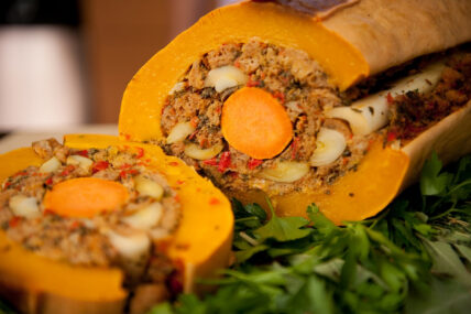 Vegducken is the ultimate vegetarian Thanksgiving main dish.
