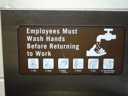 wash hands