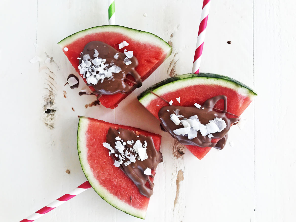 Chocolate-Dipped Watermelon Pops: Just Make Them Already! - Organic Authority