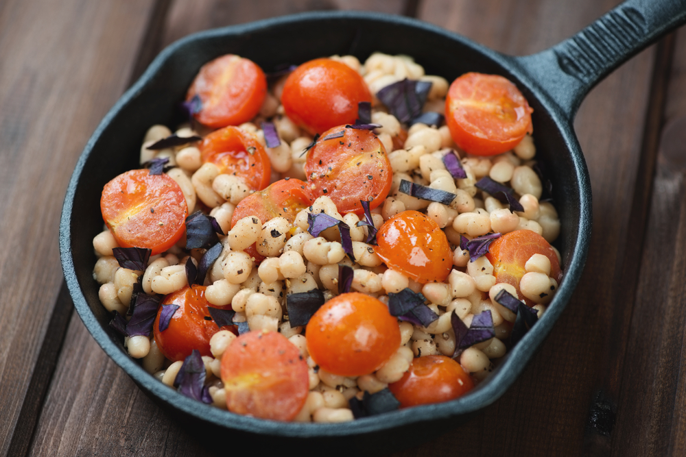 white beans and tomatoes