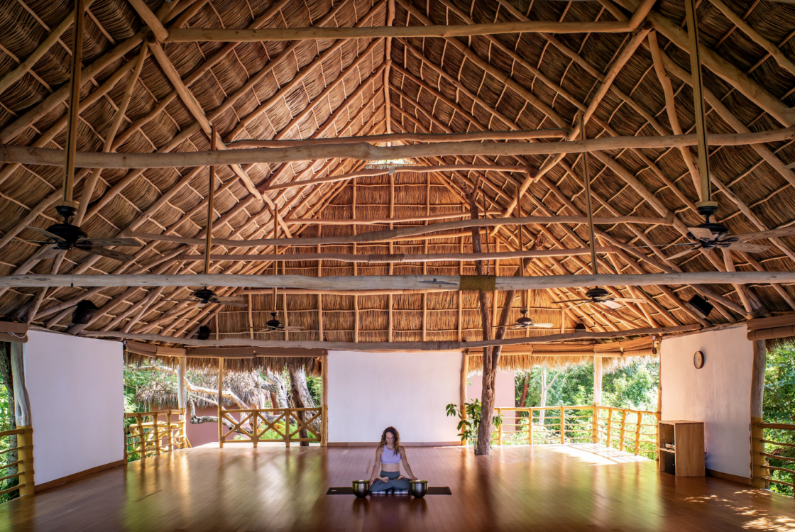 Open air yoga studio in Puerto Vallarta