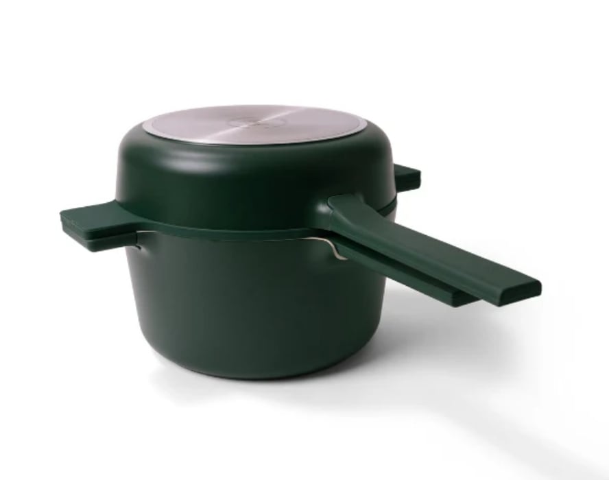Image of the Alva Cookware "Neat" 5-in-1 Set in green.