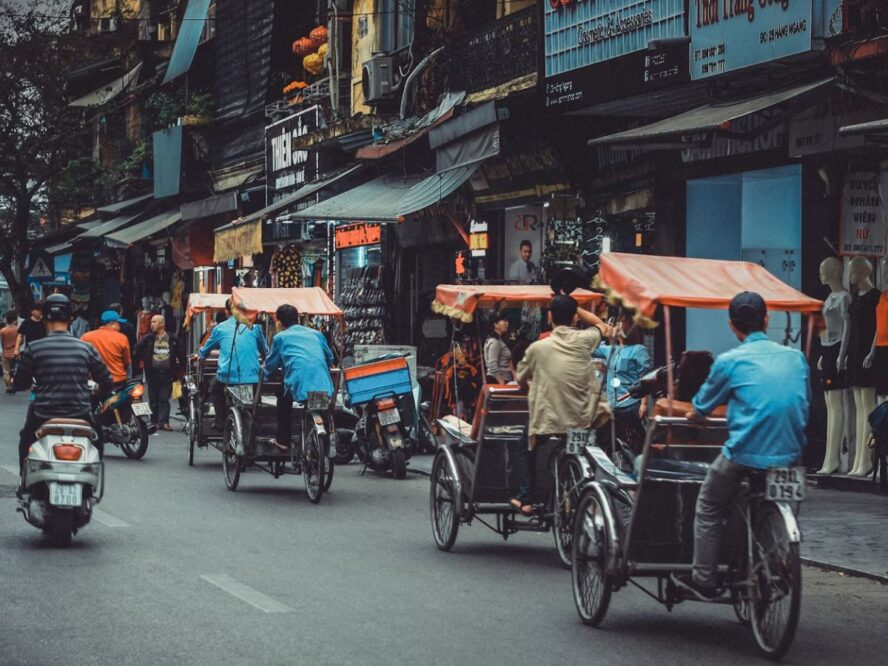 Biking in Vietnam Unsplash