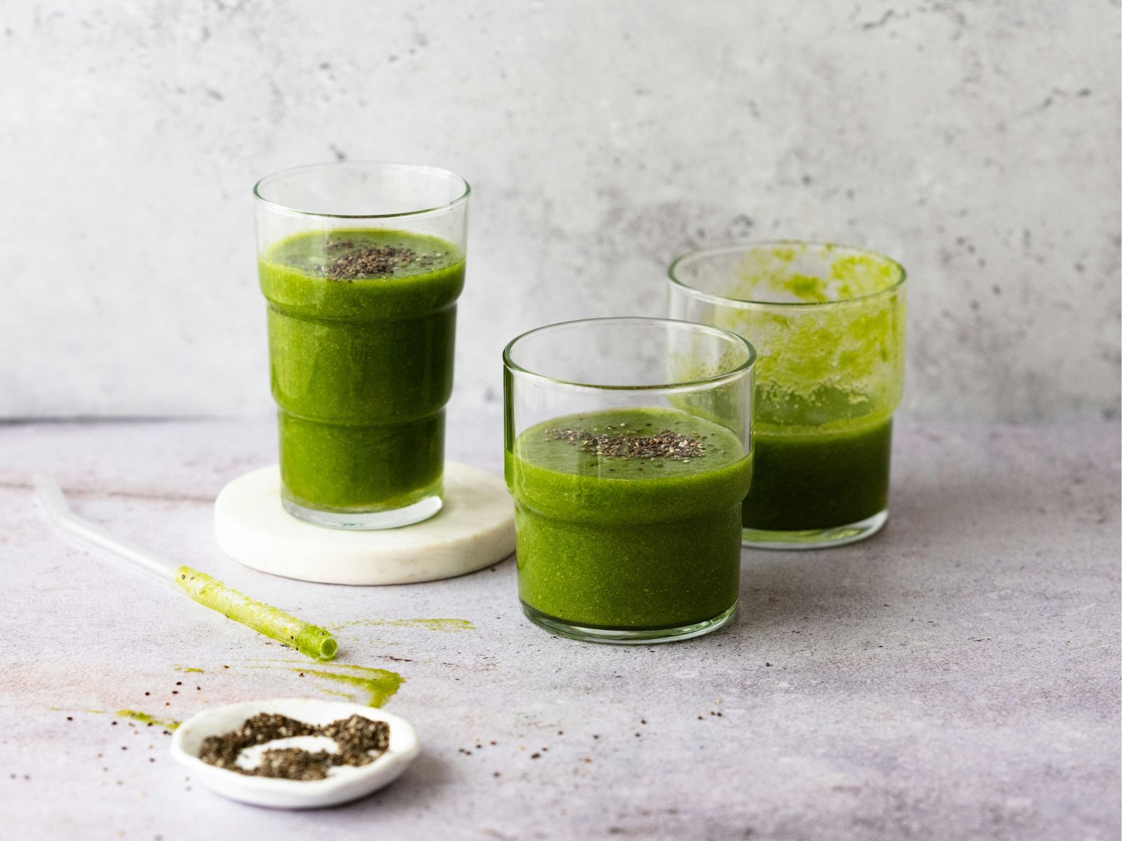 Chia Green Smoothie, Unsplash