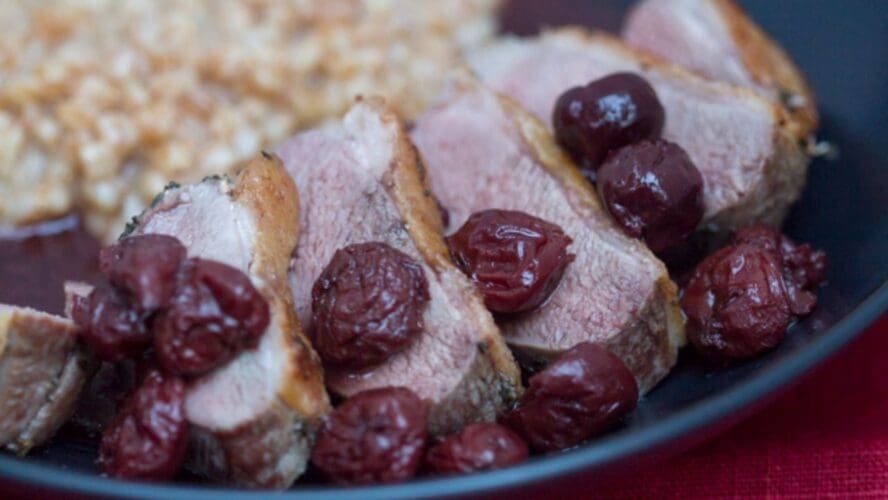 Duck Breast with Cherry Sauce Google Images