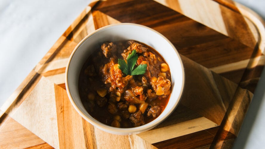 chili with butternut squash
