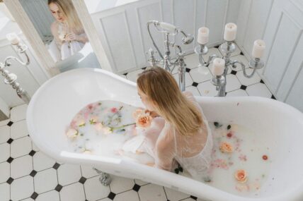 natural bubble bath