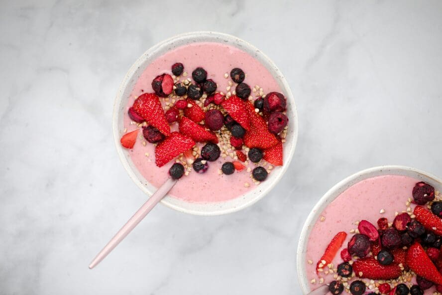 Chia Strawberry Smoothie, Unsplash